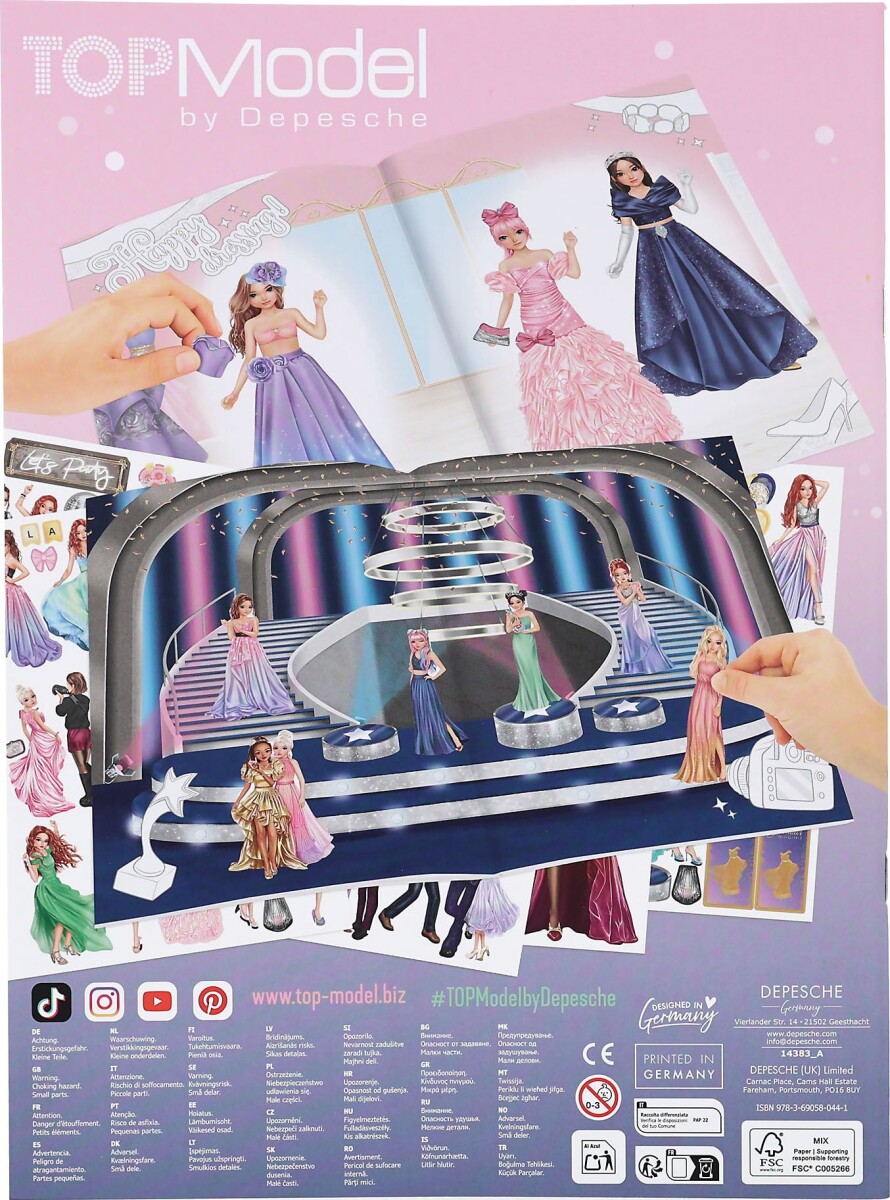 Topmodel - Glamour Stickerworld