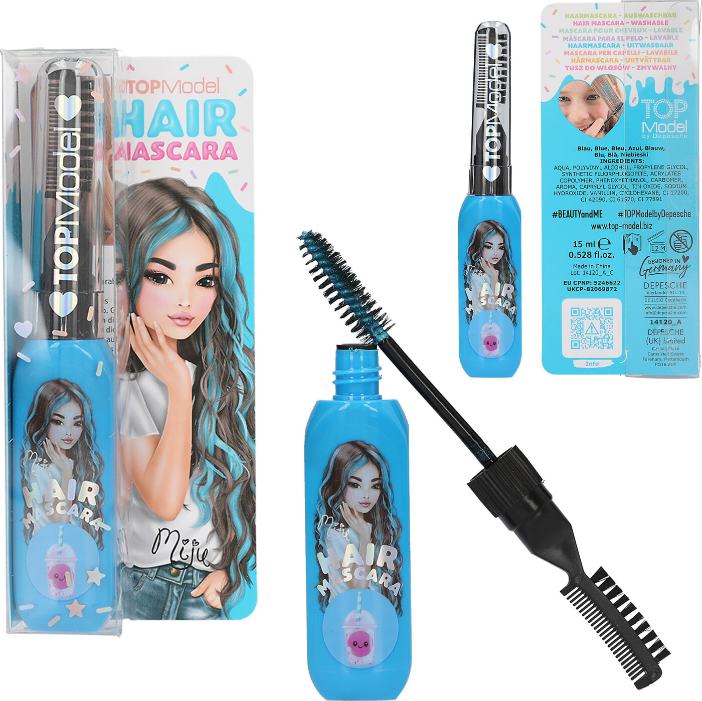 Topmodel Hårmascara Candy Glam - Assorteret