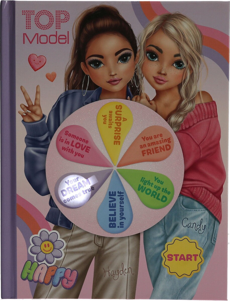 Top Model - Malebog Med Lys Pg Lyd - Humør