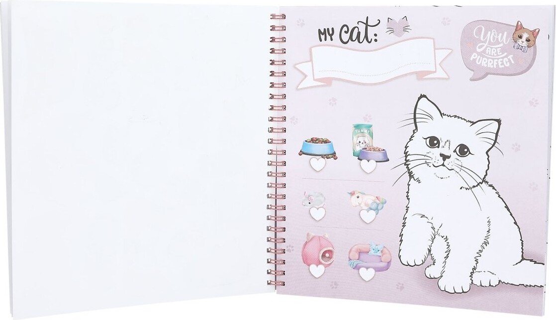 Top Model - Kitty Aktivitets- Og Malebog