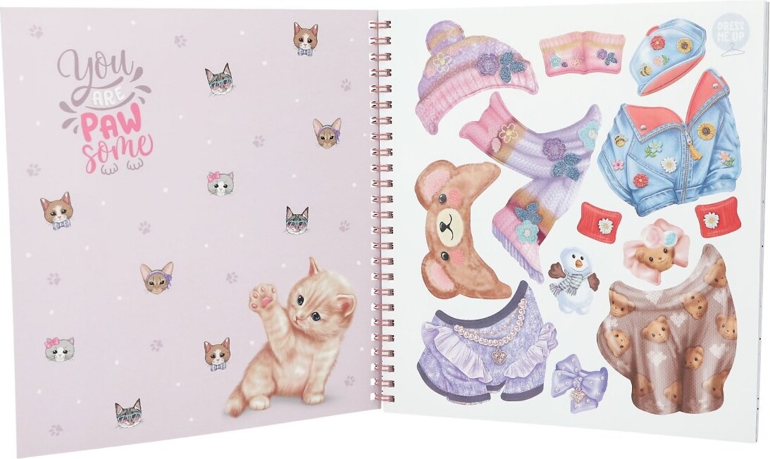 Top Model - Kitty Aktivitets- Og Malebog