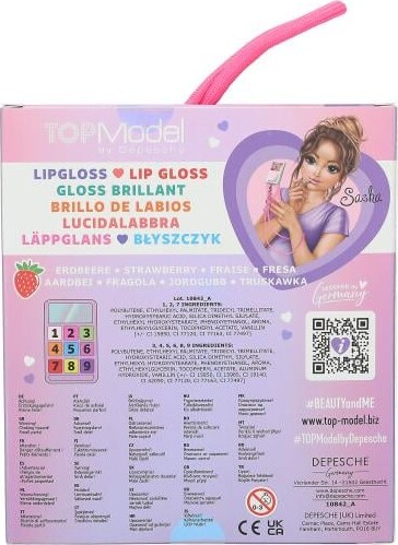 Top Model - Lipgloss Til Børn - Beauty And Me - 9 Farver