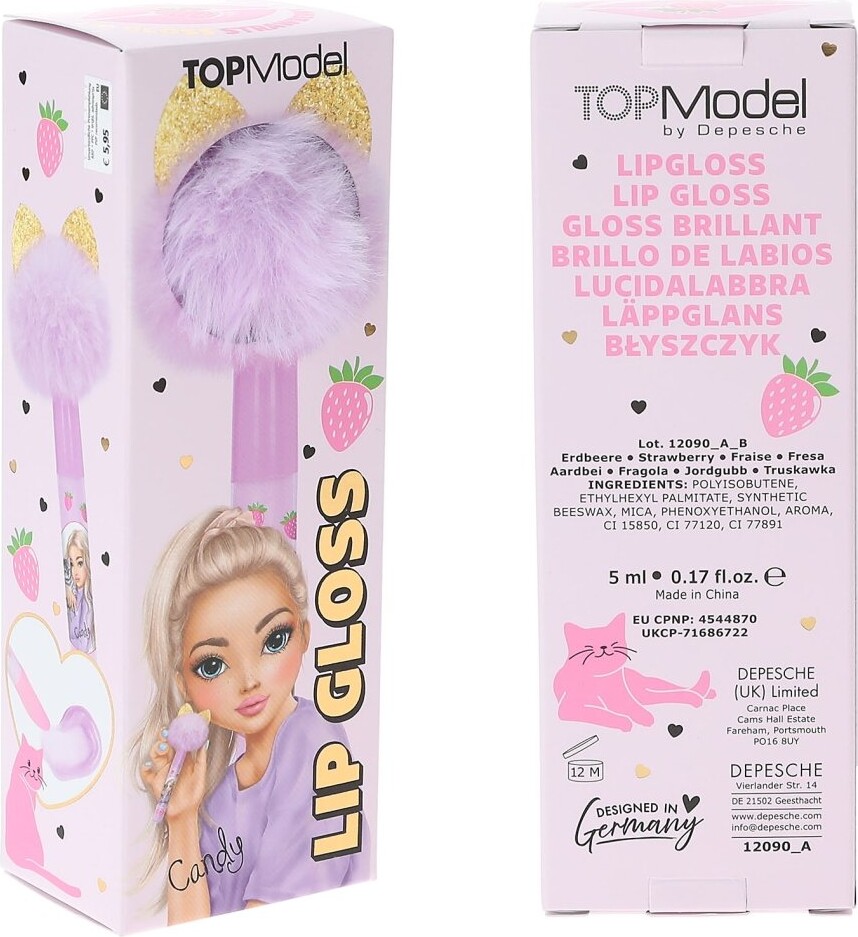 Top Model - Lipgloss Til Børn - Beauty And Me - Assorteret