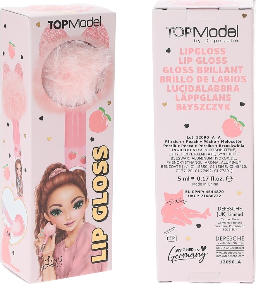 Top Model - Lipgloss Til Børn - Beauty And Me - Assorteret