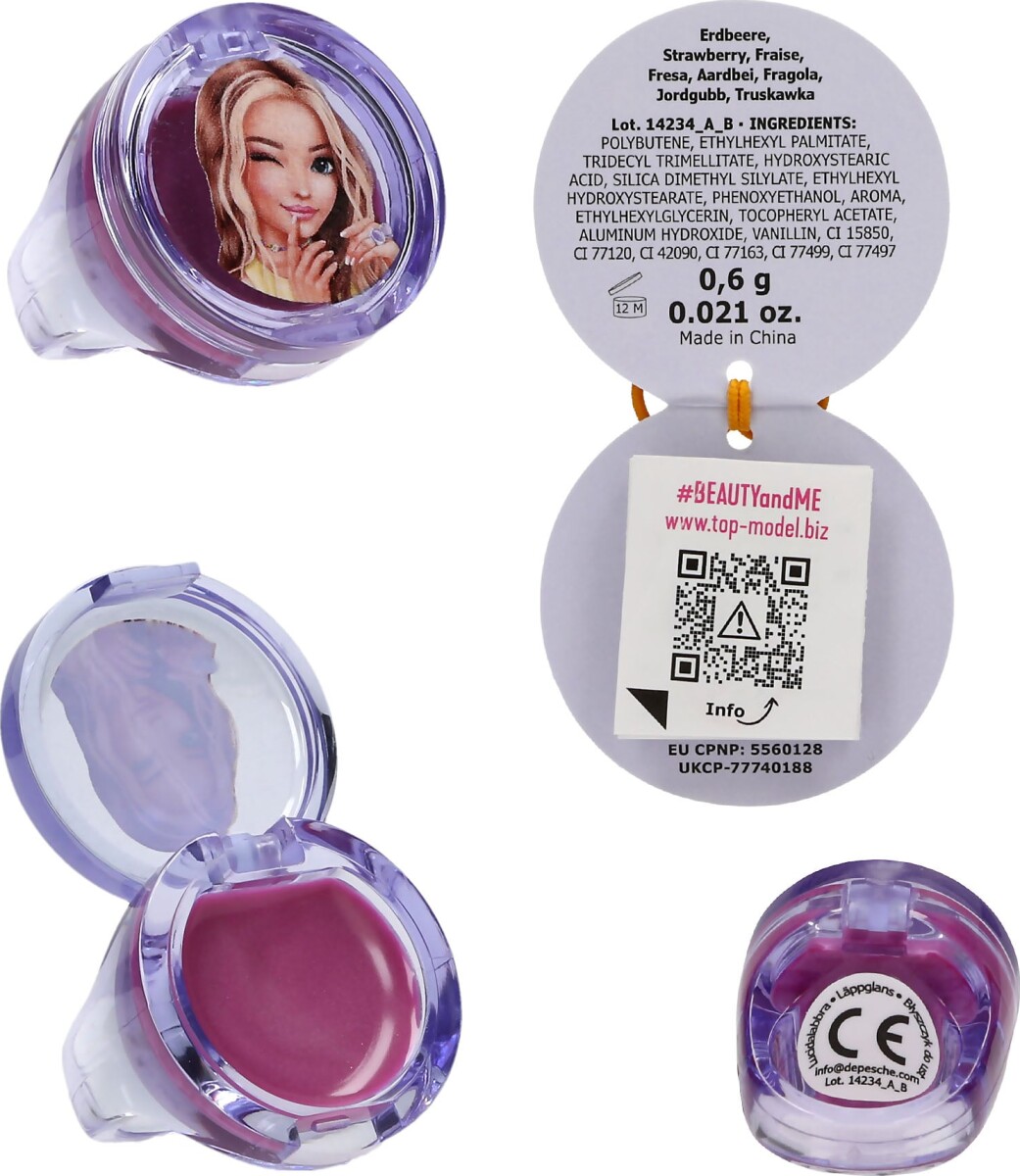 Topmodel - Lipgloss Ring Glow To Go - Assorteret