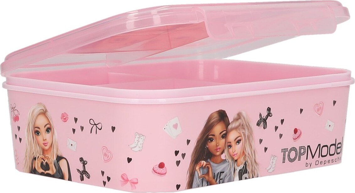 Top Model - Madkasse Til Børn - 3 Rum - My Bff - Lyserød