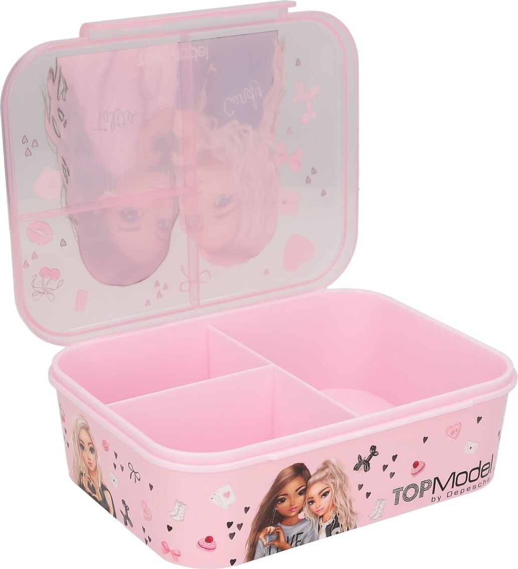 Top Model - Madkasse Til Børn - 3 Rum - My Bff - Lyserød