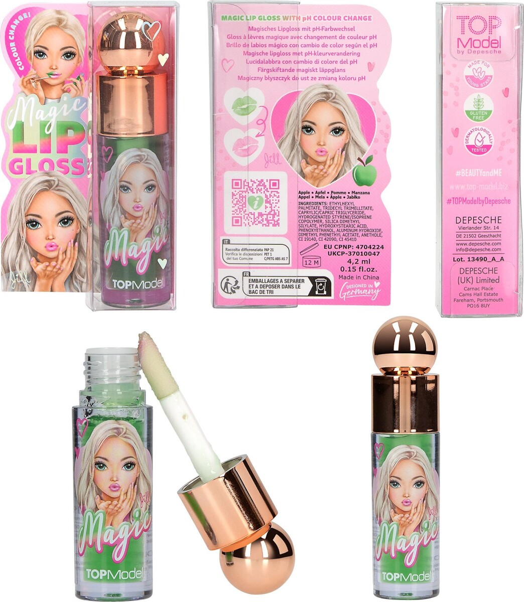 Top Model - Farveskiftende Lipgloss - Beauty And Me - Overraskelse