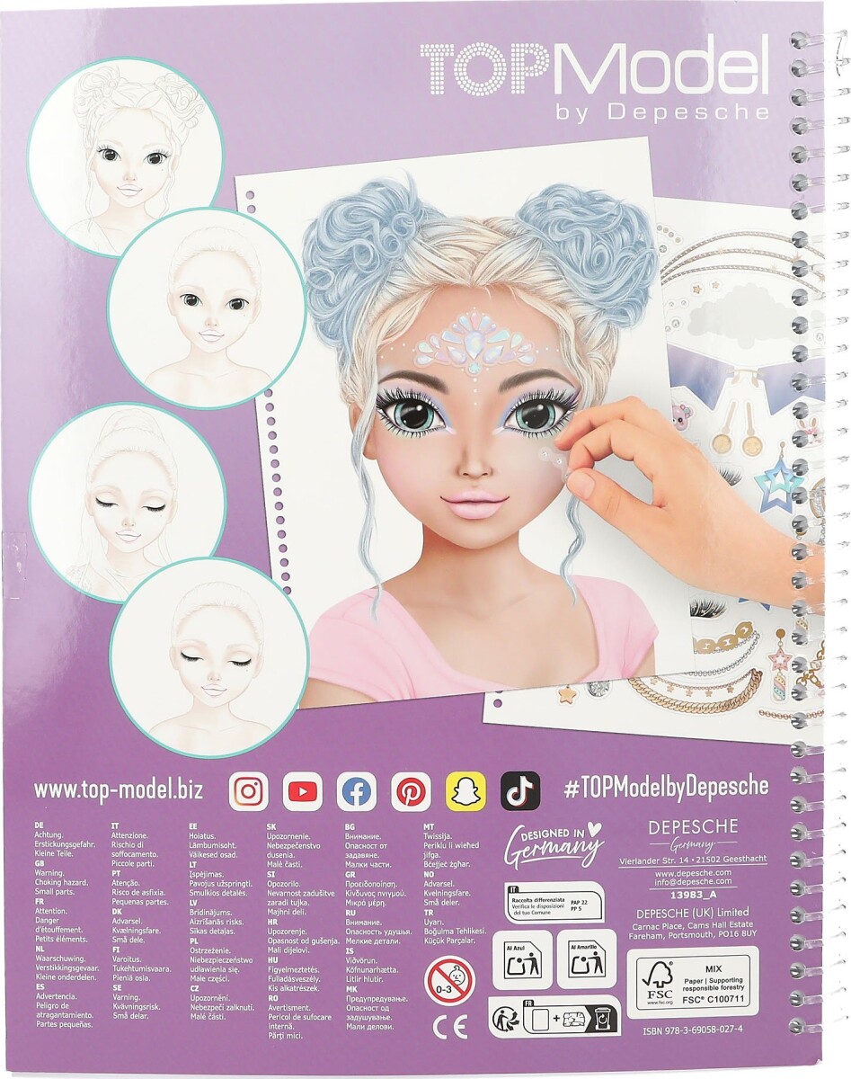 Topmodel - Make Up Designbog