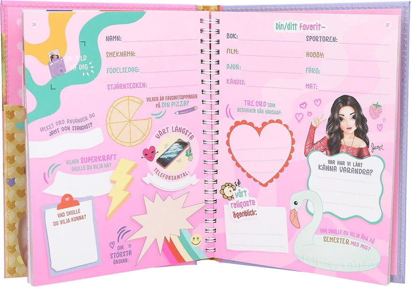 Top Model - Mine Bedste Veninder Bog