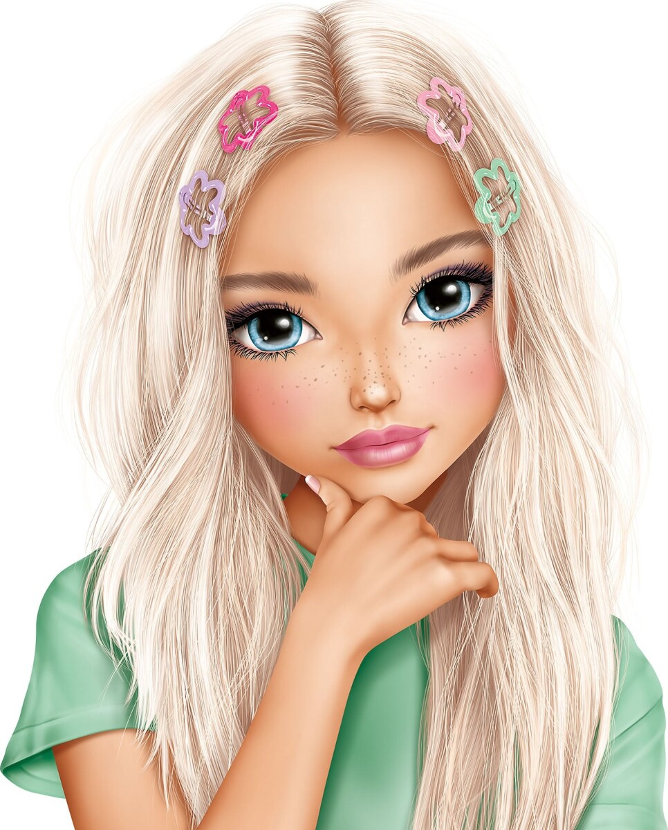 Top Model - Hair Clips - Mini Hårspænder Til Børn - Glow To Go