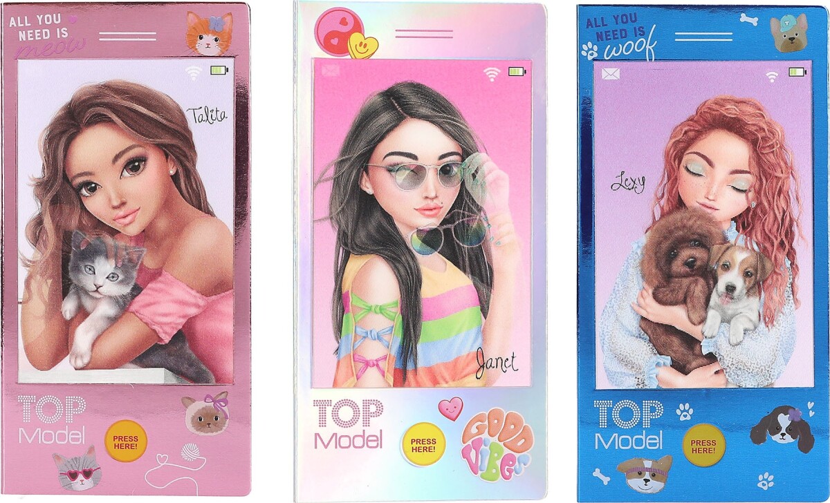 Topmodel - Mini Malebog Mlyd - Assorteret