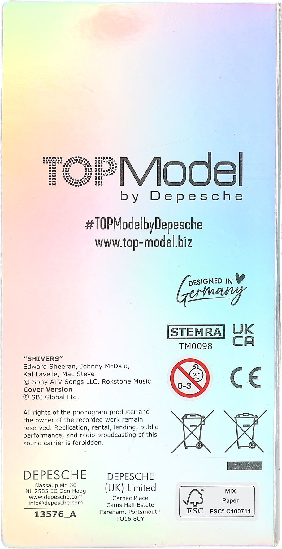 Topmodel - Mini Malebog Mlyd - Assorteret