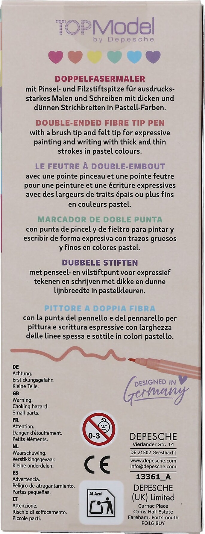 Topmodel - Pasteltuscher