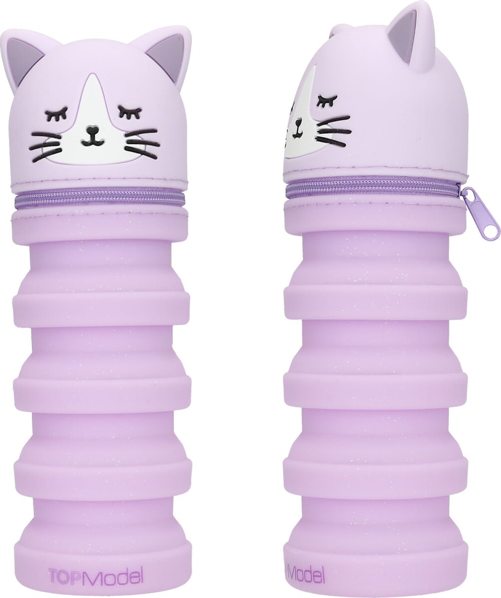 Topmodel - Silicone Penalhus Blooming Kitty - Assorteret