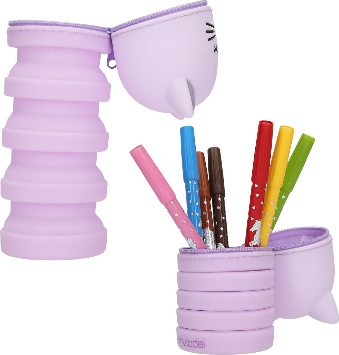 Topmodel - Silicone Penalhus Blooming Kitty - Assorteret