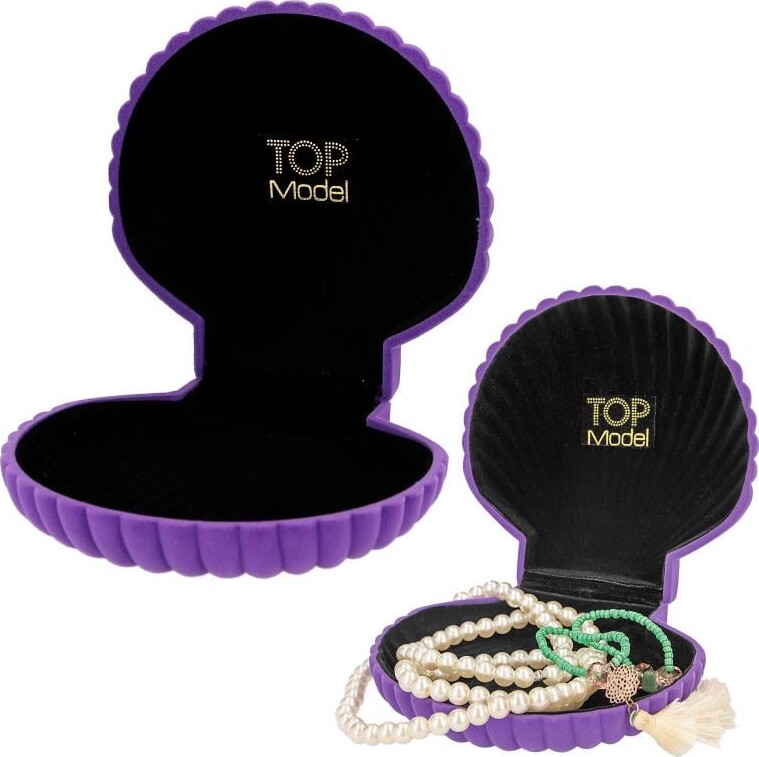 Top Model - Smykkeskrin - Muslingeskal - Mermaid - Lilla