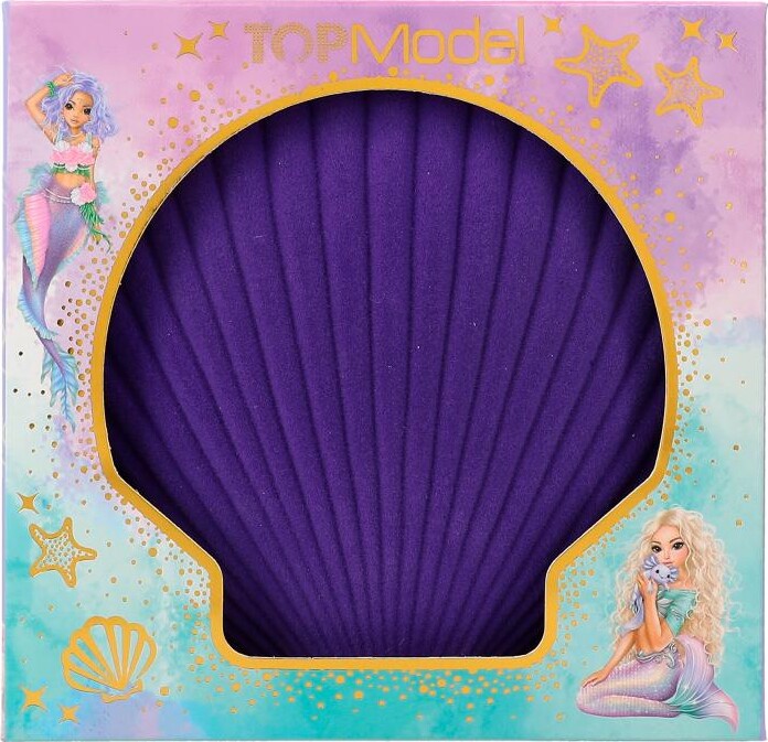 Top Model - Smykkeskrin - Muslingeskal - Mermaid - Lilla