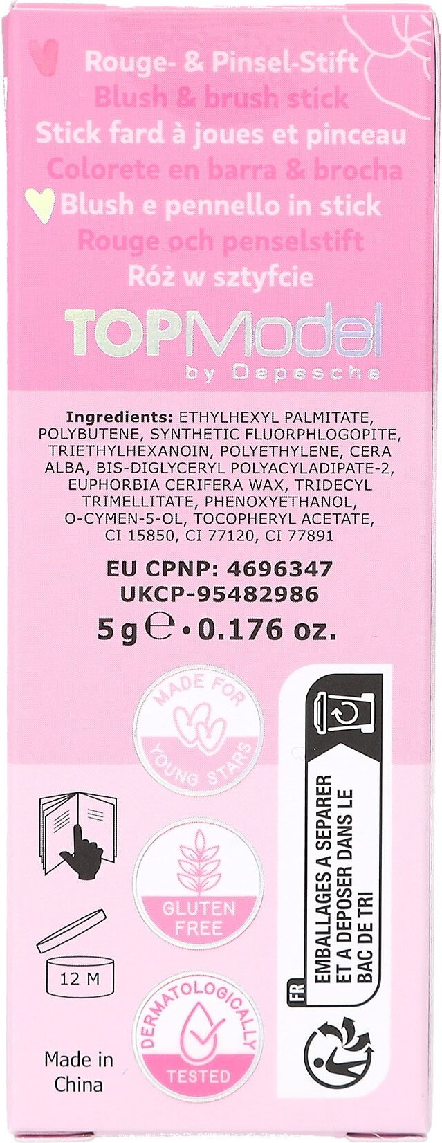 Top Model - Blush And Brush Stift - Beauty And Me - Assorteret