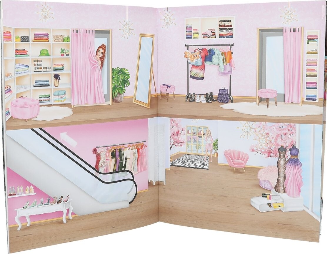 Top Model - Stickerworld Klistermærkebog - Over 220 Stickers