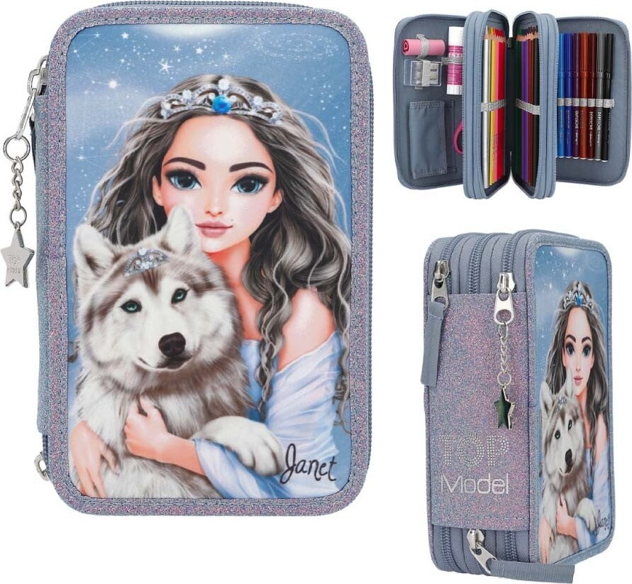 Top Model - Trippel Penalhus Med Indhold - Wolf