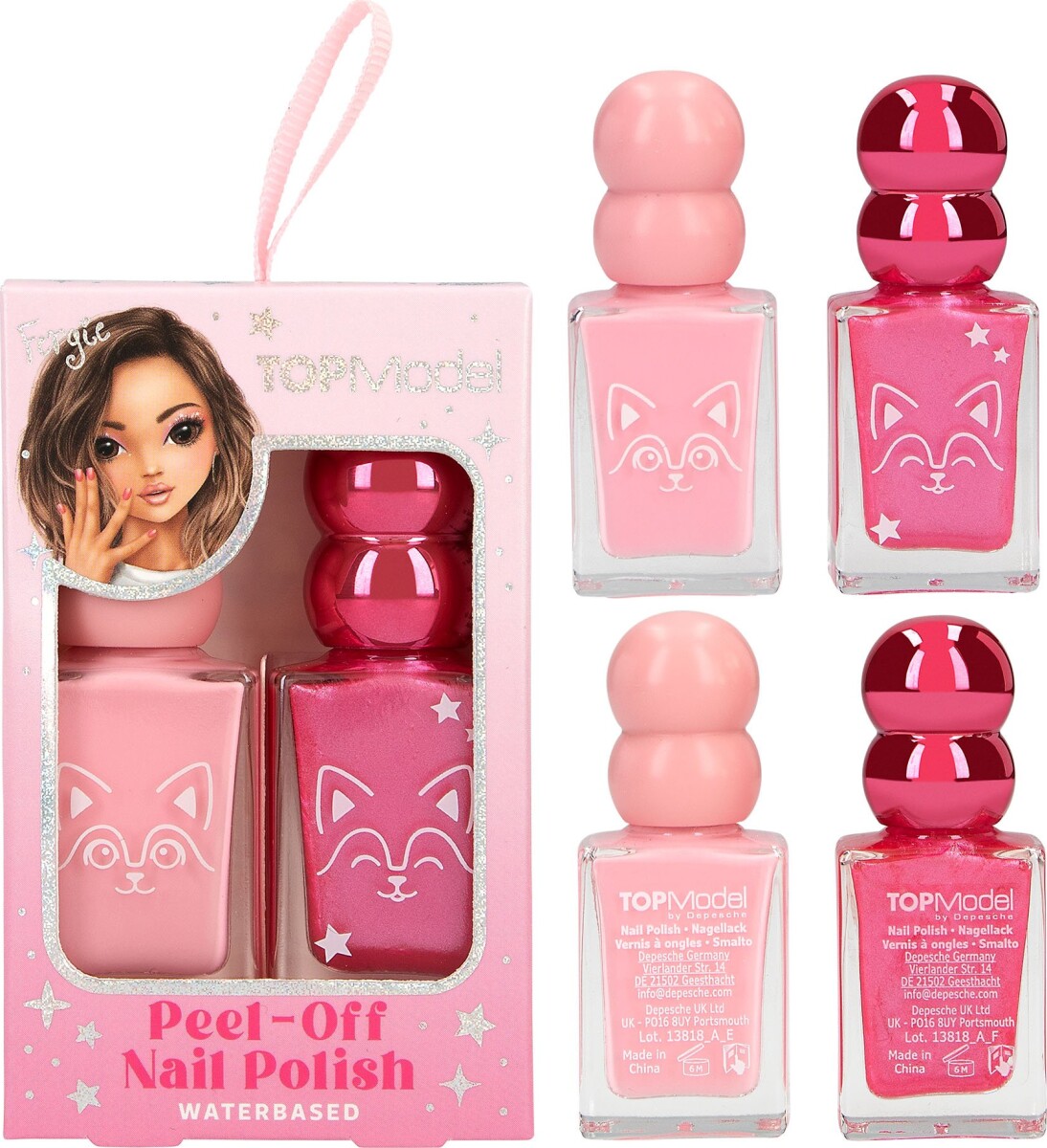 Top Model - Neglelak Til Børn - Beauty And Me - 2-Pak - Overraskelse