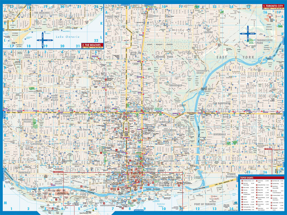 Toronto - Borch Maps