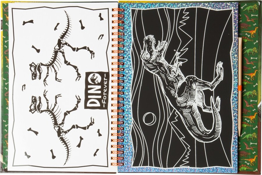 Totum - Dino Scratch Bog