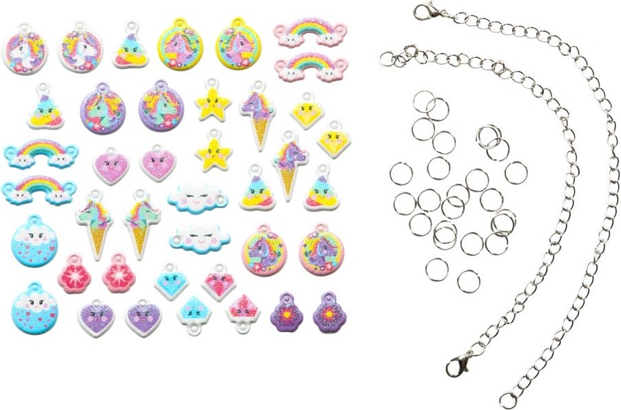 Diy Armbånd - Enhjørning - 20 Vedhæng - Totum