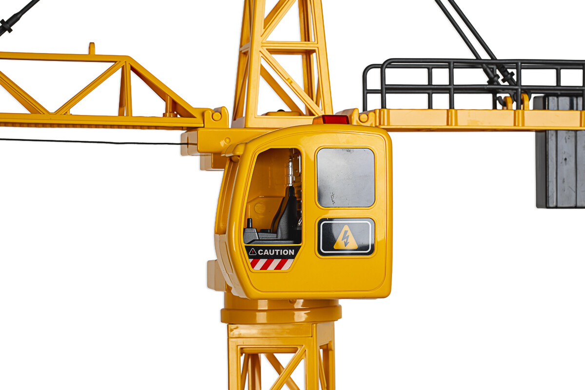 Mx - Tower Crane Rc Fjernstyret Kran - 4 Kanaler - Z6826A