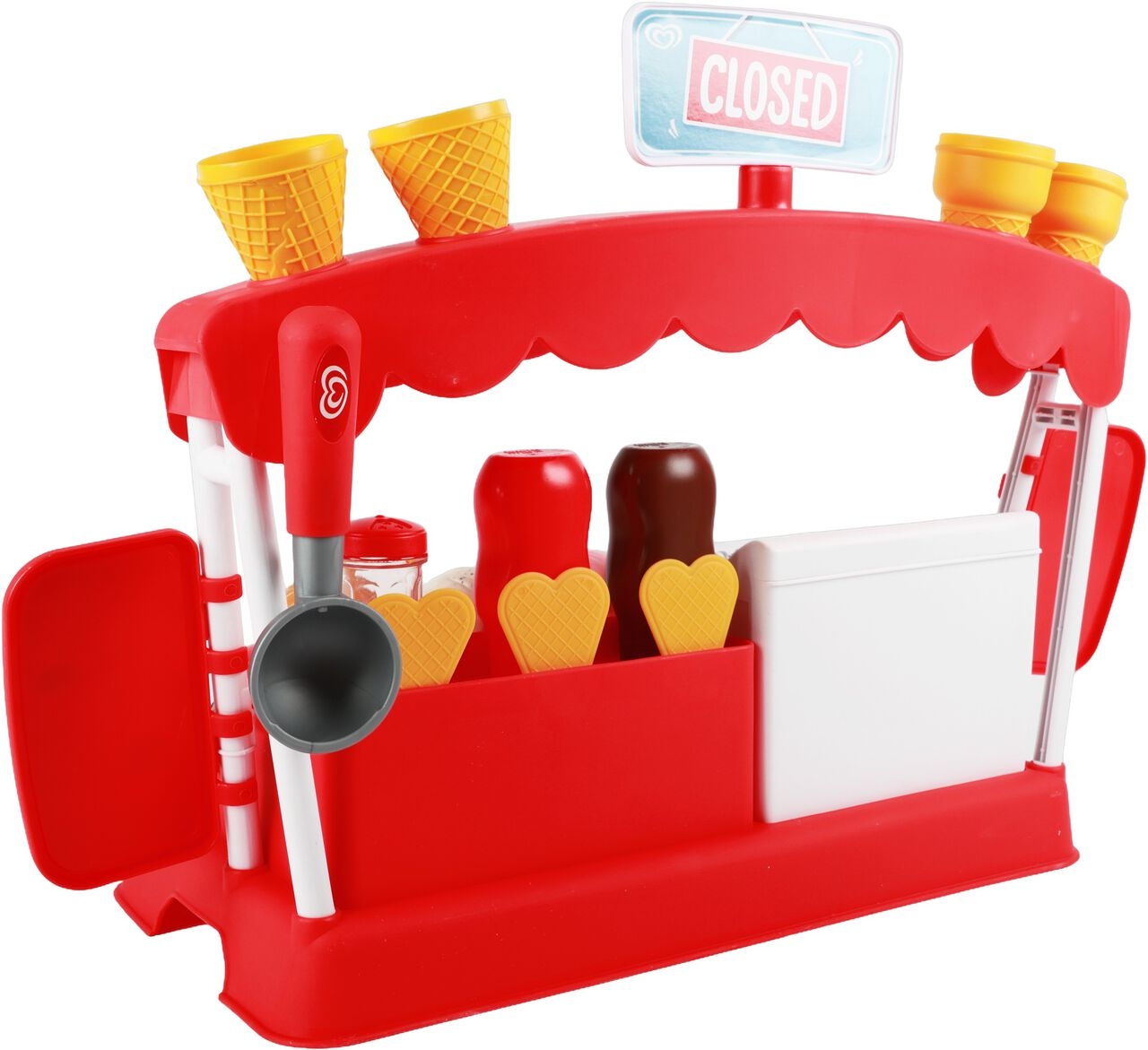 Casdon - Ice Cream Parlour Playset - Isbutik Legetøj - 35 Dele