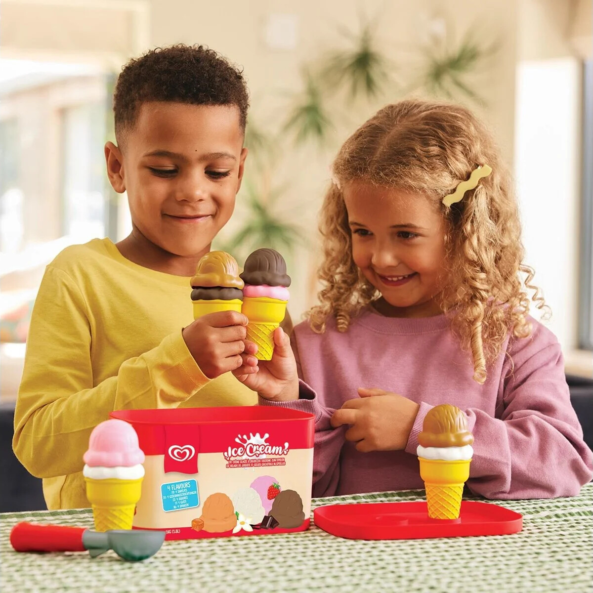 Toy Ice Cream Scoop Playset