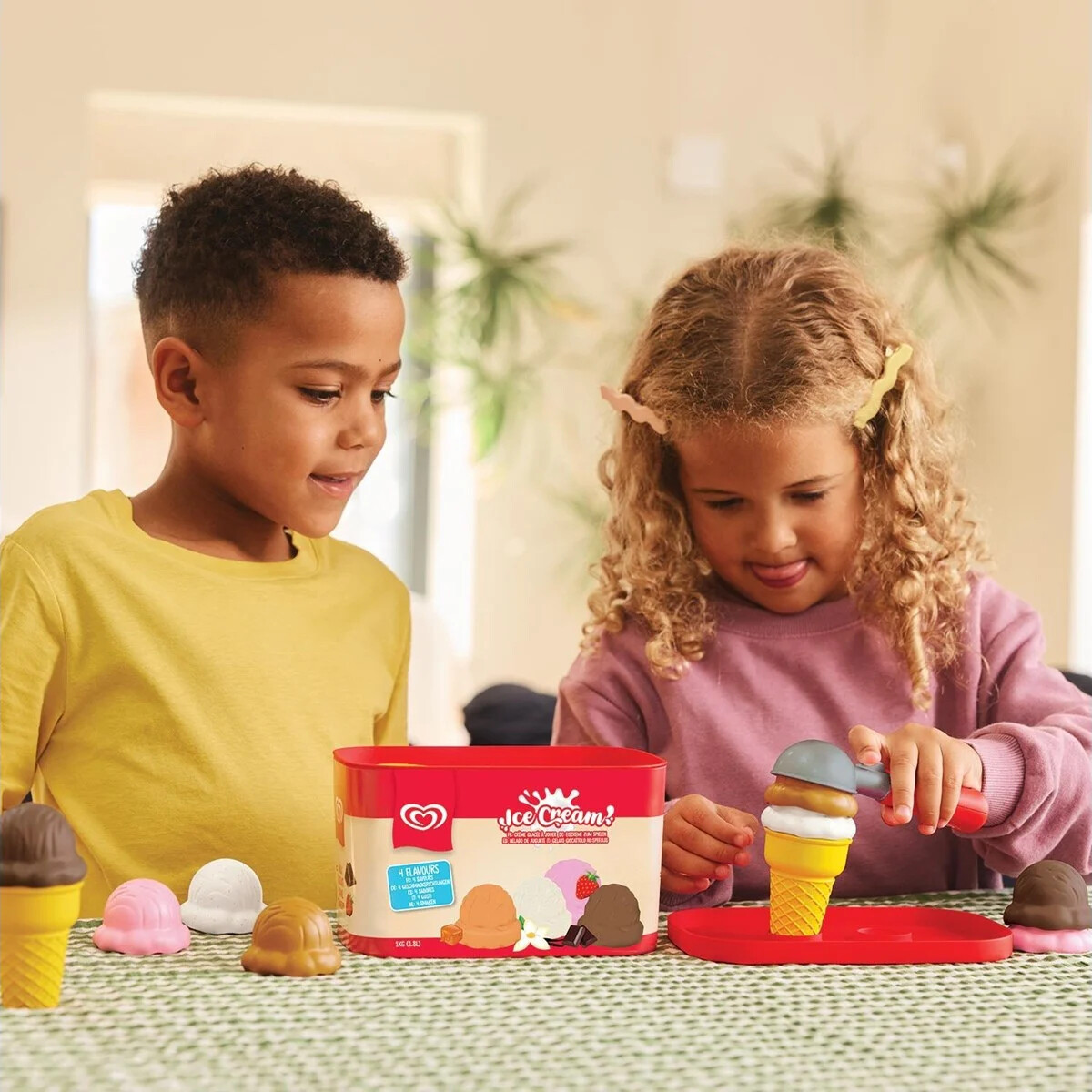 Toy Ice Cream Scoop Playset