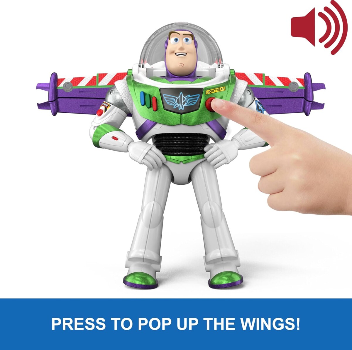 Toy Story - Feature Lift Off Multi Buzz 30Cm Engelsk
