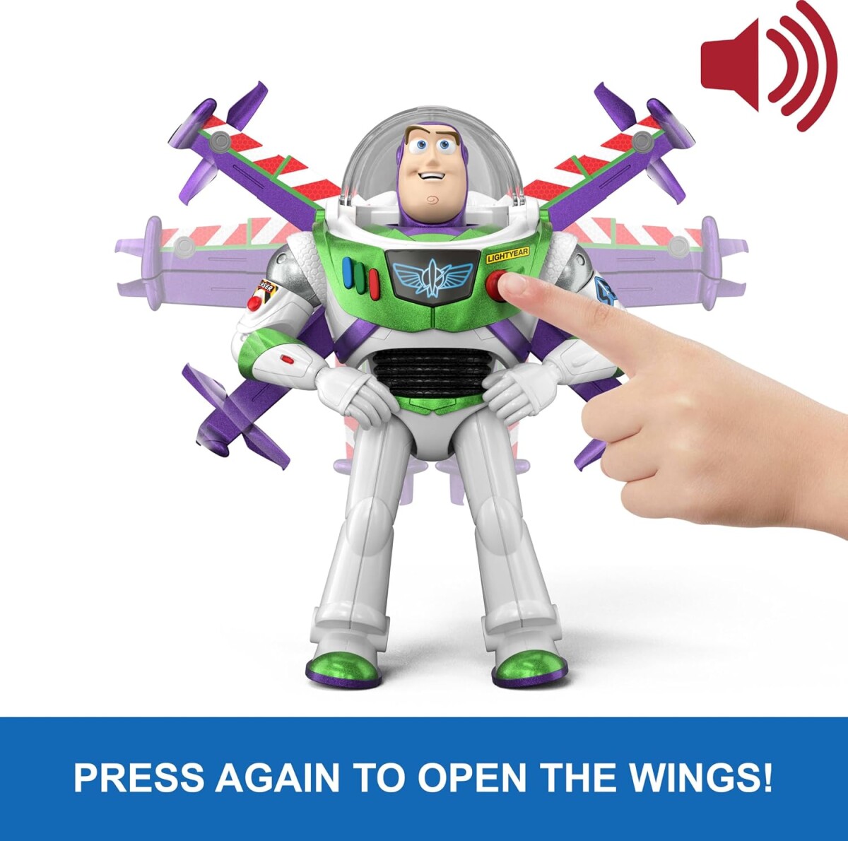 Toy Story - Feature Lift Off Multi Buzz 30Cm Engelsk