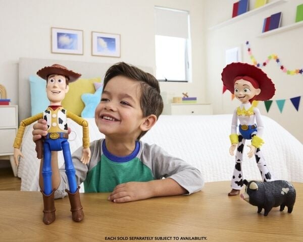 Toy Story - Feature Running Woody 30Cm Engelsk