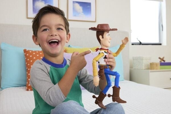 Toy Story - Feature Running Woody 30Cm Engelsk