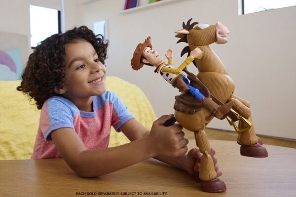 Toy Story - Feature Running Woody 30Cm Engelsk