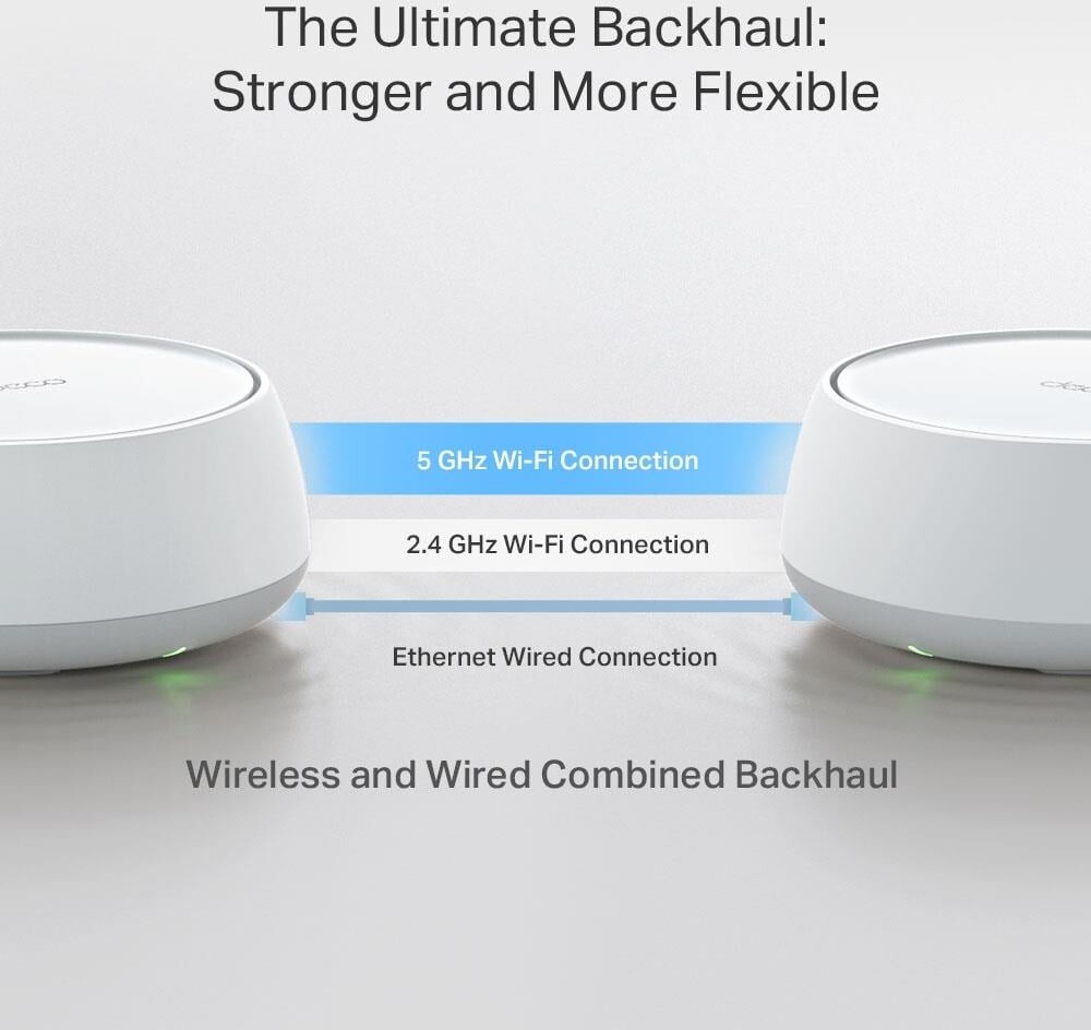 Tp-Link - Deco Be25 Be3600 Whole-Home Mesh Wi-Fi 7 System 2-Pack