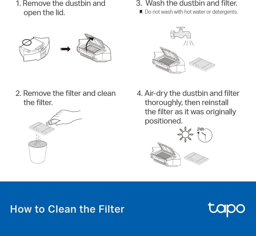 Tp-Link - Tapo Robot Vacuum Replacement Kit Tapo Rva105