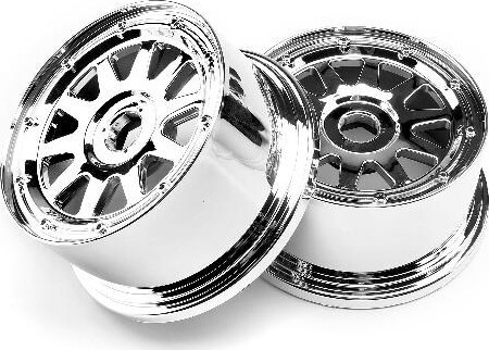 Tr-10 Wheel Chrome 120X60Mm-4Mm Offset - Hp104973 - Hpi Racing
