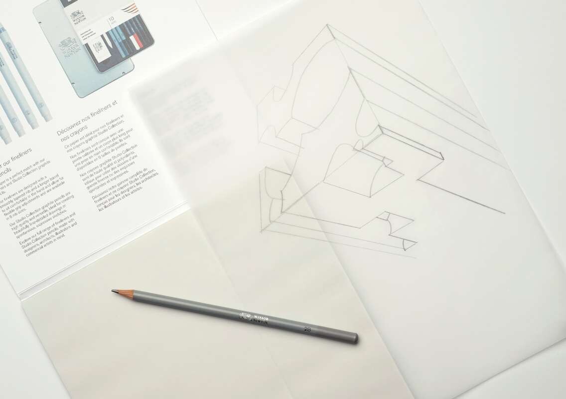 Transparent Papir Blok - A3 - 40 Sider - Winsor Newton