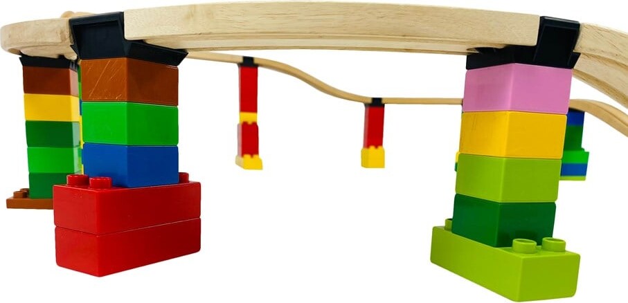 Toy2 Track Connectors - Extra Basis - 8 Dele