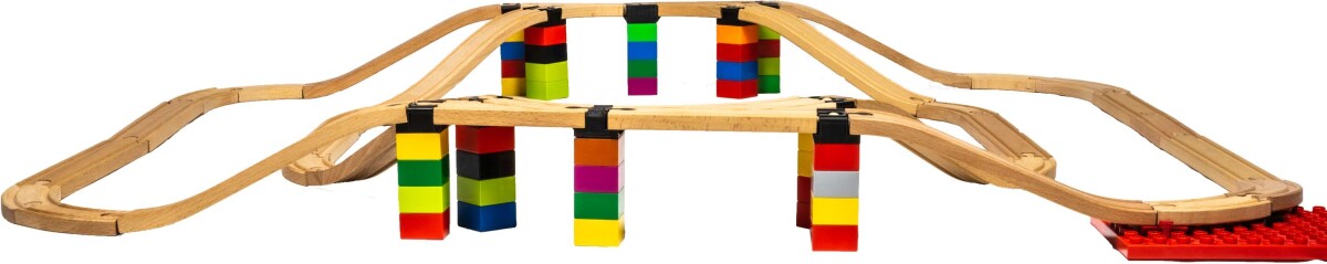 Toy 2 Track Connectors - Allround - 8 Dele