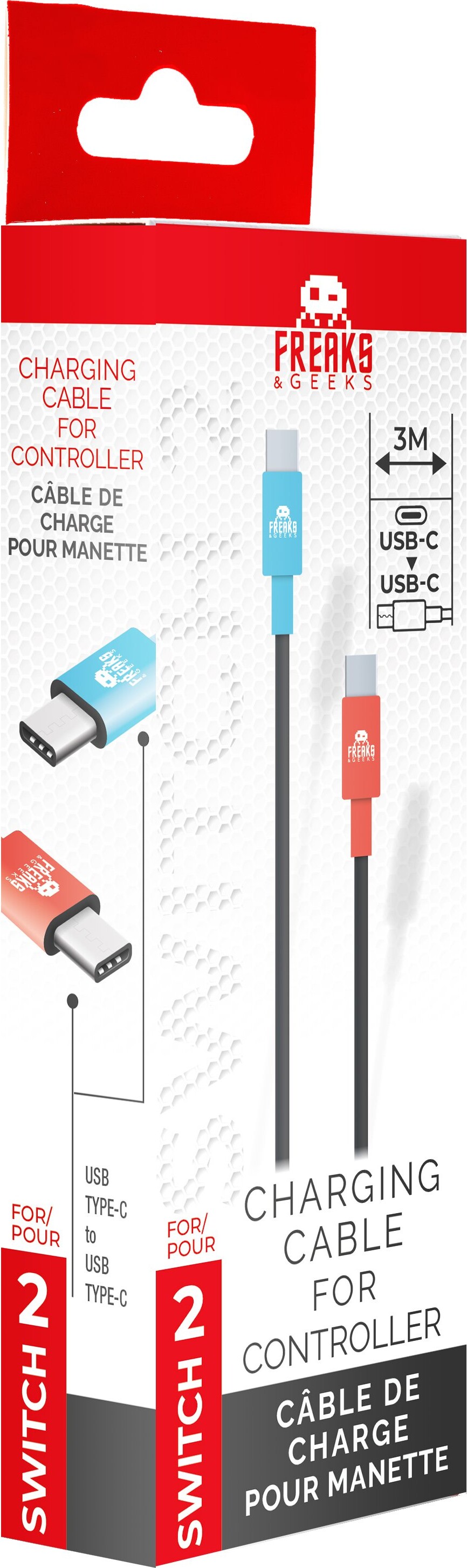 Trade Invaders - Switch 2 Charging Cable- Type C To Type C 3M