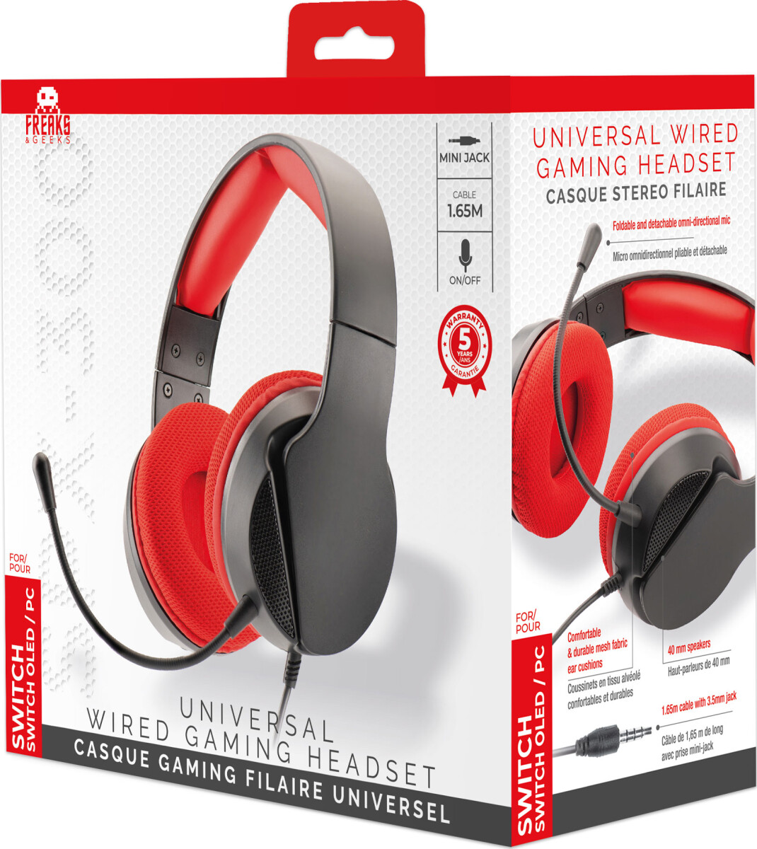 Trade Invaders - Universal Headset Spx-300 - Switch Red