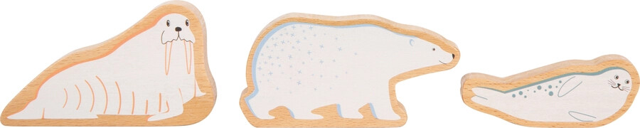 Balanceklodser I Træ - Arktiske Dyr - Small Foot