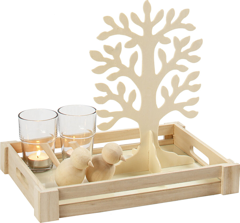 Træ - Str 30X21 5 Cm - 1 Stk