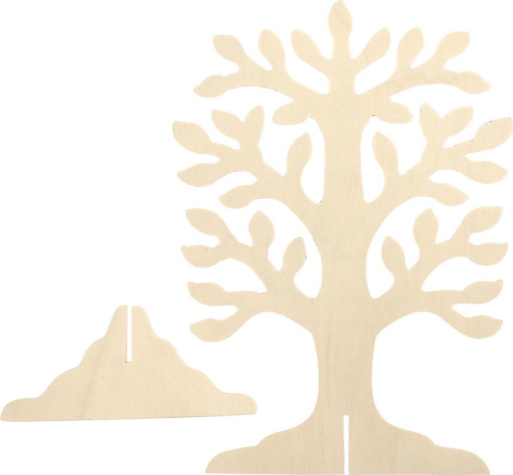 Træ - Str 30X21 5 Cm - 10 Stk