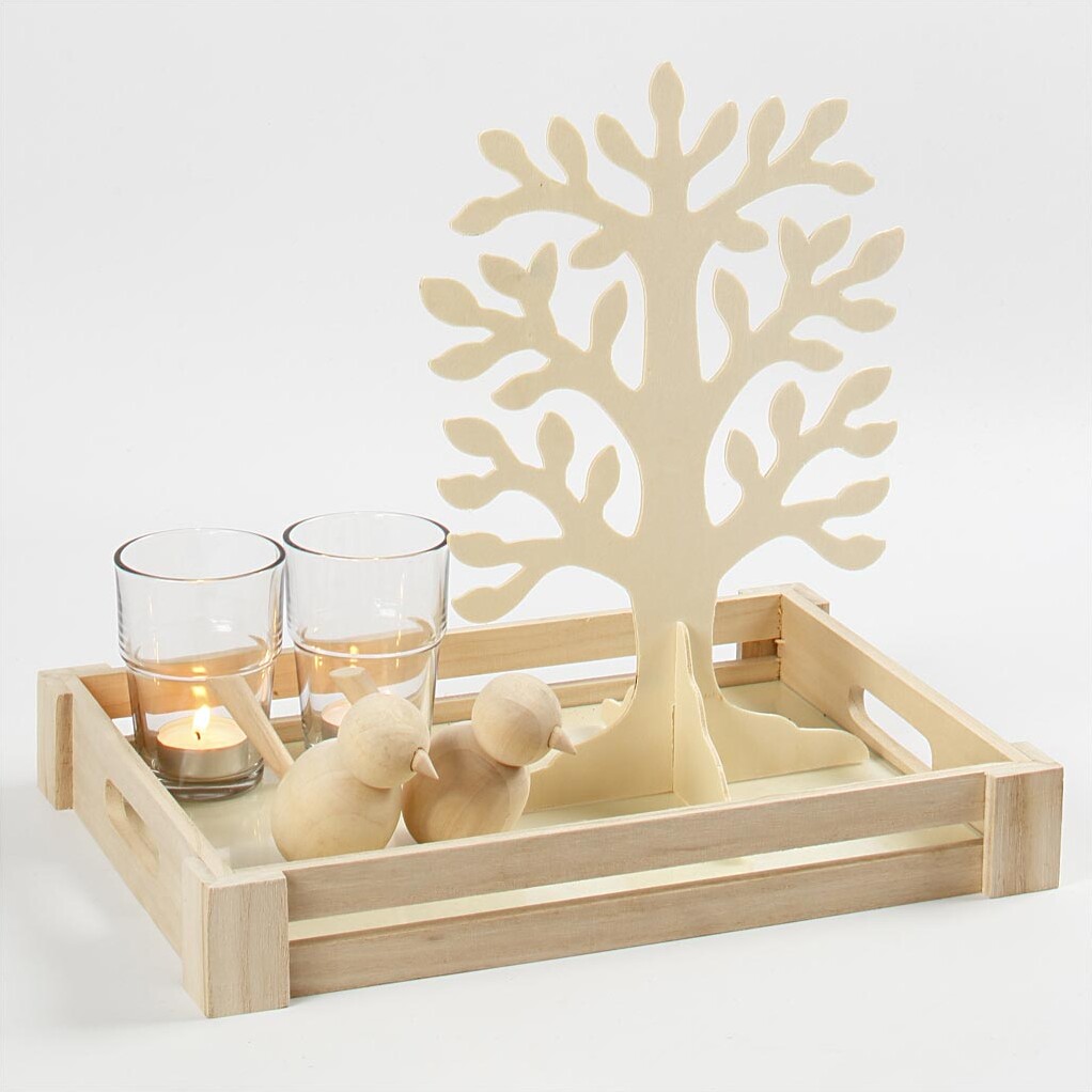 Træ - Str 30X21 5 Cm - 10 Stk